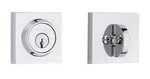 Baldwin SC.CSD.260 6L.DS.SMT.KD Contemporary Square Deadbolt - Polished Chrome. Fixed Price $69.99.