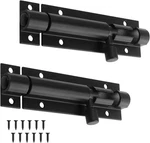 Bivethoi 2 Pcs 3 Barrel Bolt Latch Black Door Inch,. Fixed Price $10.64.