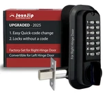 Jounjip Mechanical Deadbolt Lock - Keyless Entry Door Code Not Require.... Fixed Price $159.41.