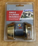 Guard Security Single Cylinder Deadbolt Door Lock 281HDPBFDS, New. Fixed Price $9.99.