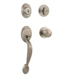 Kwikset Dakota Satin Nickel Door Handleset With Polo Knob Smartkey Security. Fixed Price $49.99.