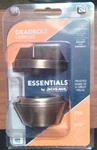 Antique Brass Finish Deadbolt Schlage Essentials Keyed 2 Sides 609 Seri. Fixed Price $20.00.