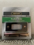 Defiant 2-3/4 In. Aged Bronze Deadbolt Strike. Fixed Price $12.00.