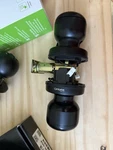 Ghome K02APRO Matte Black Smart Door Knob. Fixed Price $50.00.