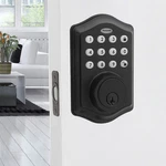 Honeywell Electronic Entry Deadbolt Door Lock, Matte Black, 8712509. Fixed Price $50.99.