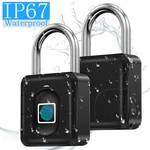 Waterproof Fingerprint Padlock Bluetooth Digital App Keyless Smart Door. Fixed Price $26.99.
