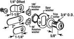 Prime-line U9942 Die Cast Brass-plated Keyed Drawer/cabinet Lock 3/4 Dia. In.. Fixed Price $11.11.