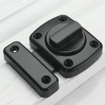 Sliding Door Lock Bar Hook-and-eye Buckle Black Wooden Fence Latch.... Fixed Price $21.81.