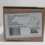 Kwikset 97402-876 Hancock Knob Entry Door Lock Satin Nickel 740H 15 Smt Rcs K3V1. Fixed Price $32.99.
