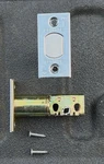 Schlage Deadbolt Latch Satin Chrome Square Corners 2-3/8 Backset 12-630-626. Fixed Price $27.95.