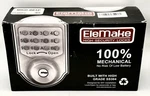 Elemake High Security Lock Front Door Passcode Key New Open Box. Fixed Price $44.85.