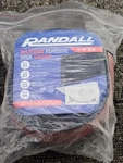 (qty 3) Randall P-40 Blk Adhesive Silicone Door Draft Stopper & Sweep 2" X 39". Fixed Price $19.99.
