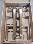 Salto W60M Electronic Programmable Door Lock - Brushed Gold Keyless Entry. Fixed Price $269.99.
