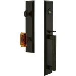 Grandeur Fifth Avenue Solid Brass Rose Keyed Entry Single Cylinder. Fixed Price $350.00.