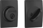 Schlage Century Matte Black Single Cylinder Deadbolt B60N 622. Fixed Price $22.99.