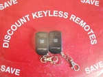 Pair-compustar Keyless Remote VA5REH300-1WFX 1WR3R--FM Blue Light Gc. Fixed Price $12.50.