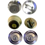 Kwikset Double Or Single Cylinder Deadbolt Featuring Smart Key, Satin Nickel. Fixed Price $24.00.