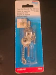 Nickel Finish Patio Door Security Pin Lock By National V813 / N183-640. Fixed Price $8.99.