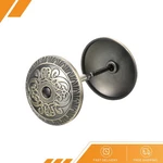 1 Pcs Door Hole Cover 2" Zinc Alloy Flower Round Chrome Plated. Fixed Price $22.03.