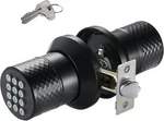 Keypad Door Knob Lock, Keyless Entry With Anti-slip Handle, Black. Fixed Price $51.03.