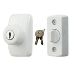 Ideal Security Model Glk Deadbolt For Storm And Screen Doors, Key Lock, White (2. Fixed Price $42.86.