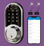 Veise RZ06 Smart Keyless Electronic Deadbolt Door Lock W/app Control Nwt. Fixed Price $45.00.
