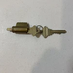 Schlage Commercial Lock Core With Keys Brass New Old Stock. Fixed Price $23.00.