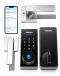 Smart Home Security Keyless Entry Door Lock - Philips Fingerprint App Control. Fixed Price $259.99.