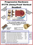 Progressive 1776 US3 Jimmy Proof Deadbolt. Fixed Price $49.95.