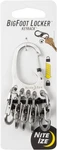 KLKBF-11-R6 Bigfoot Locker Keyrack, Carabiner Chain With 5 Stainless Steel Locki. Fixed Price $26.99.