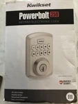 Kwikset Powerbolt 250 10-BUTTON Keypad Satin Nickel Electronic Door Lock. Fixed Price $29.69.