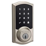 Touchscreen Keyless Entry Deadbolt Silver Finish Smartcode Backlit Keypad. Fixed Price $253.95.