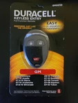 Keyless Entry Remote - Duracell GM001D. Fixed Price $25.00.