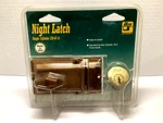 New Ilco Unican Keyed Night Latch Single Cylinder 22-67-51. Fixed Price $21.59.
