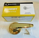 Ultra Hardware Light Duty Door Knob Lever Style Dummy 82415 Polished Brass. Fixed Price $6.23.