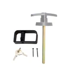 3-1/2" Handle Locks Shed Doors, Gates, Playhouses, Coops & More Qty Discounts. Fixed Price $10.95.