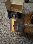2 Stone Harbor Hardware Square Deadbolt Satin Nickle. Fixed Price $50.00.