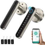 Tmezon Smart Fingerprint Door Lock Biometric With Handle Bluetooth App. Fixed Price $26.99.