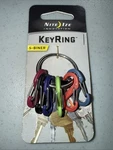 Nite Ize Stainless Steel Keyring W/ Mini S-biners. Fixed Price $10.00.
