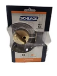 Schlage Satin Brass Single Cylinder Keyed Deadbolt B60N V 608. Fixed Price $33.98.