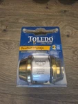 Toledo Single Cylinder Deadbolt Polished Brass CV1800-US3 New. Fixed Price $12.99.