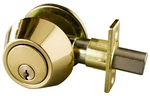 Design House 727438 Brass Single Cylinder Keyed Entry Deadbolt. Fixed Price $21.37.