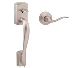 Kwikset Avalon Satin Nickel Handle Only Without Deadbolt, 815AVHXTNL. Fixed Price $54.99.