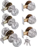 (3 Pack) All Keyed Identical Deadbolt Door Knob Single Cylinder Lock Co. Fixed Price $83.99.
