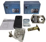 X2 - Teeho TE001 Satin Nickel Keyless Entry Door Lock Keypad Smart Deadbolt. Fixed Price $100.00.