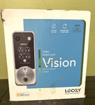 810055604173 Lockly Vision Zeno Series Deadbolt New Apple Home Keys 2K Video. Fixed Price $299.99.
