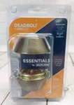 Antique Brass Finish Deadbolt Schlage Essentials Keyed 2 Sides #609. Fixed Price $24.99.
