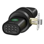 Thorbolt Door Knob, Keyless With Fingerprint, Fp Black. Fixed Price $66.41.