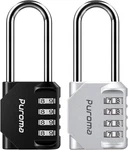 Pack 2.6 Inch Long Shackle Combination 4 Digit Outdoor Waterproof Padlock. Fixed Price $13.85.