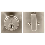 Grade 3 Contemporary Square Deadbolt, Sc Keyway, Satin Nickel By Stone Harbor. Fixed Price $67.20.